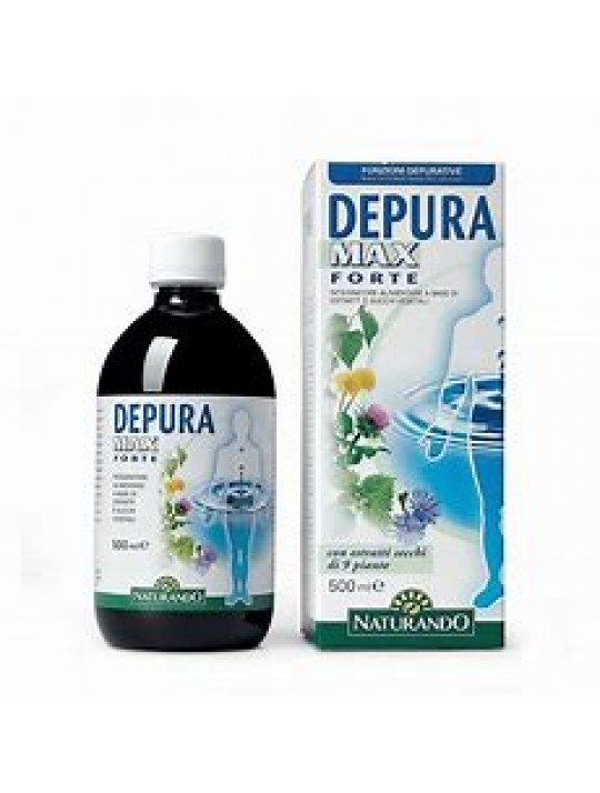 DEPURA MAX FORTE 500 ml. utile per favorire le fisiologiche funzioni depurative dell'organismo